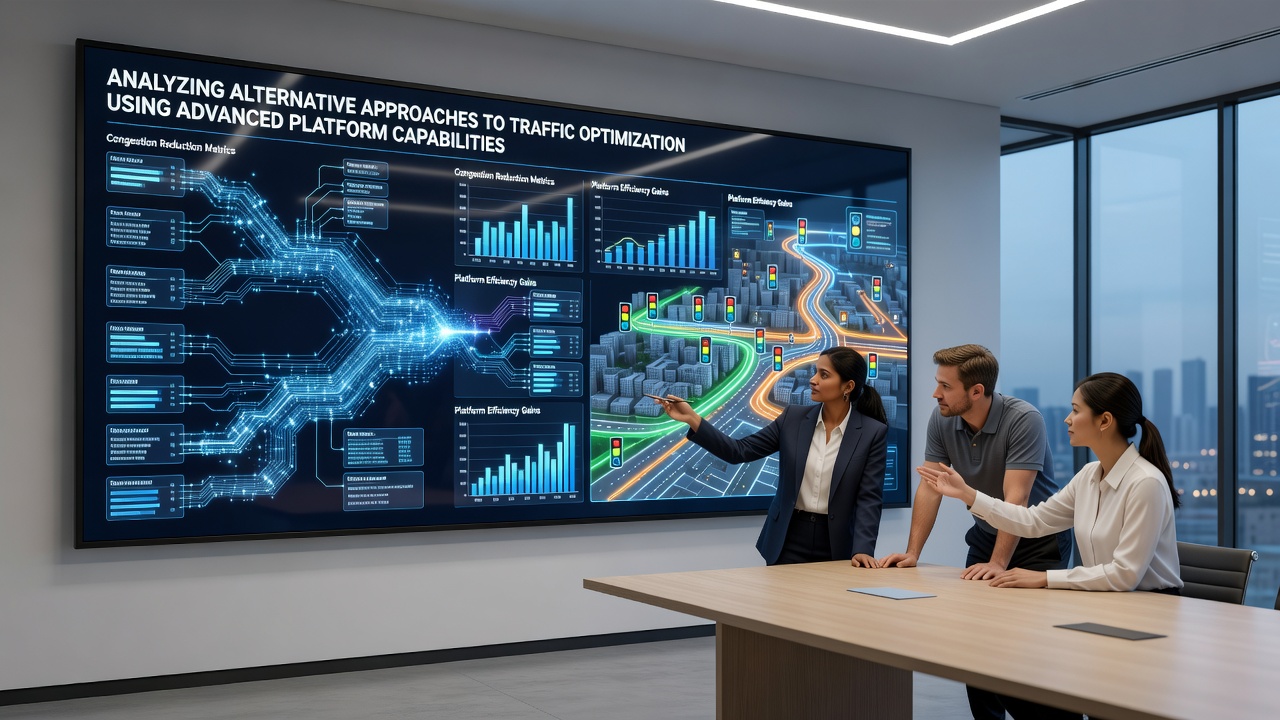 Detailed view of platform architecture supporting traffic flow management