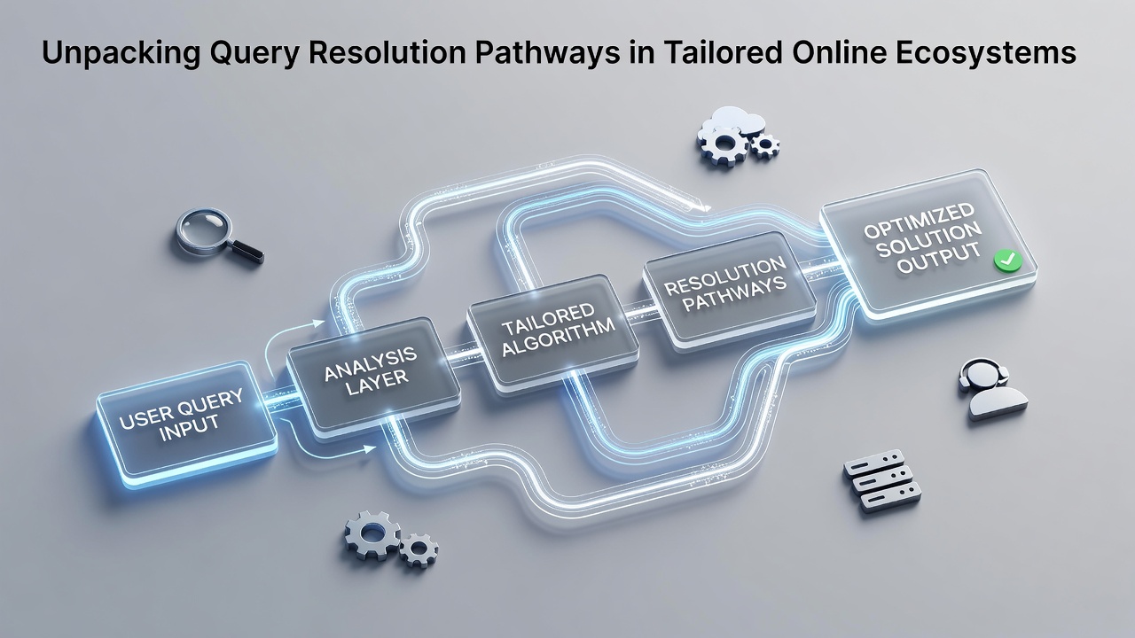 Unpacking Query Resolution Pathways in Tailored Online Ecosystems